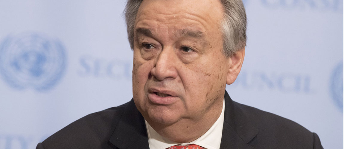 Guterres deplores loss of life, attacks against Catholic Church